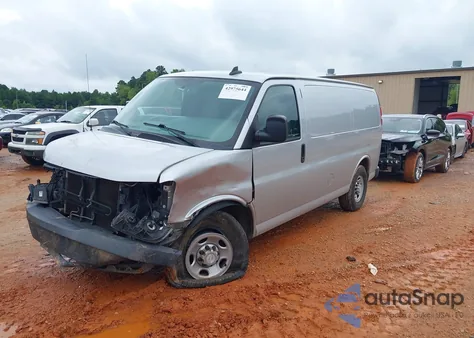 2018 Chevrolet Express 2500 Work Van из США, поврежденный, VIN 1GCWGAFG6J1199955